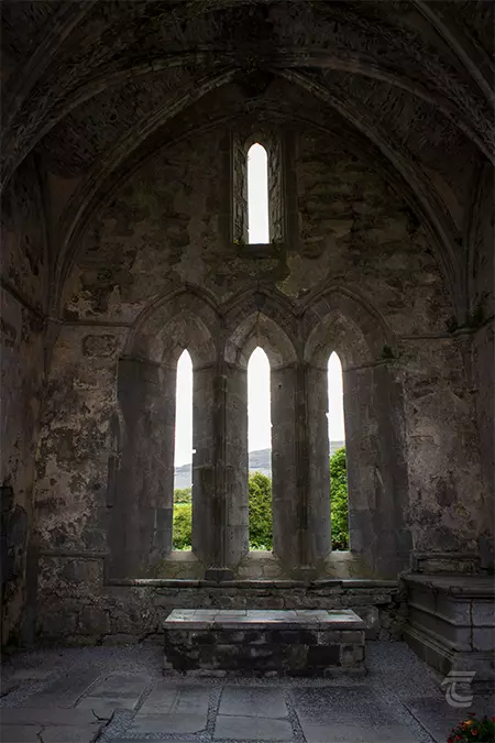 Interior of Corcomroe Abbey