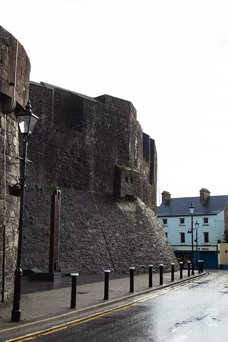 The walls of Athlone Castle