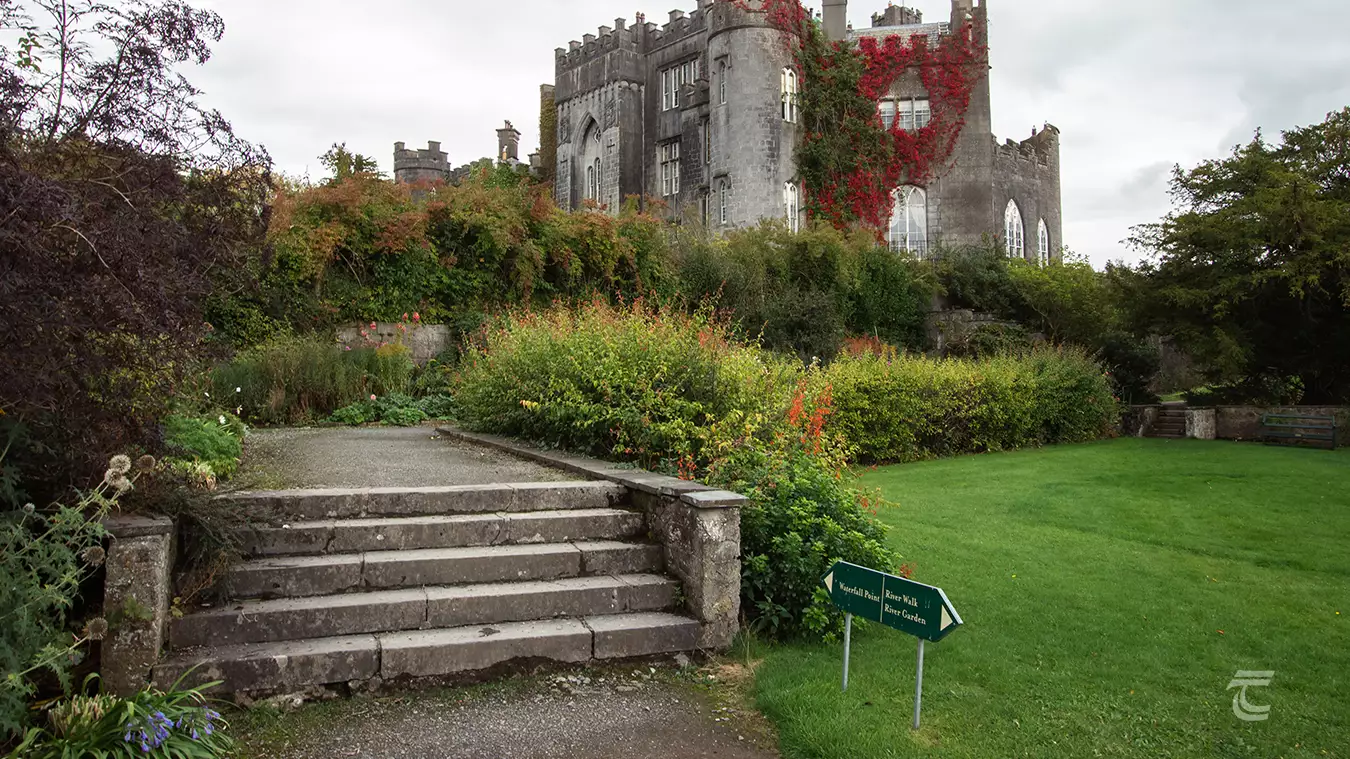 Birr Castle viewed from its gardens, Offaly.