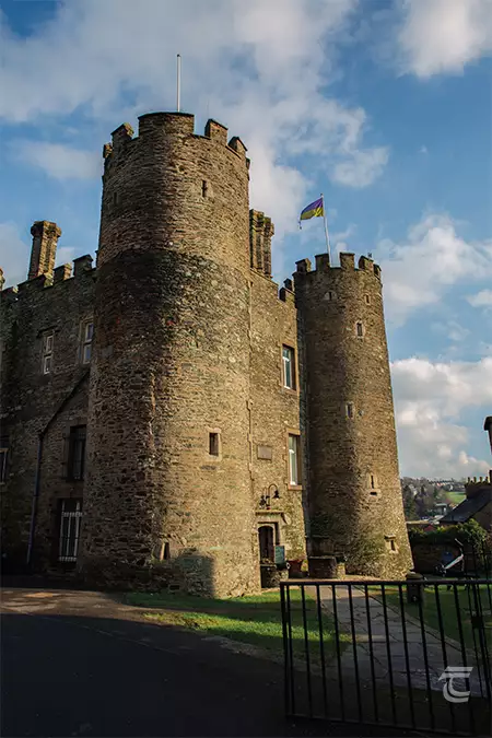 two of the four corner towers of Enniscorthy Castle, Wexford