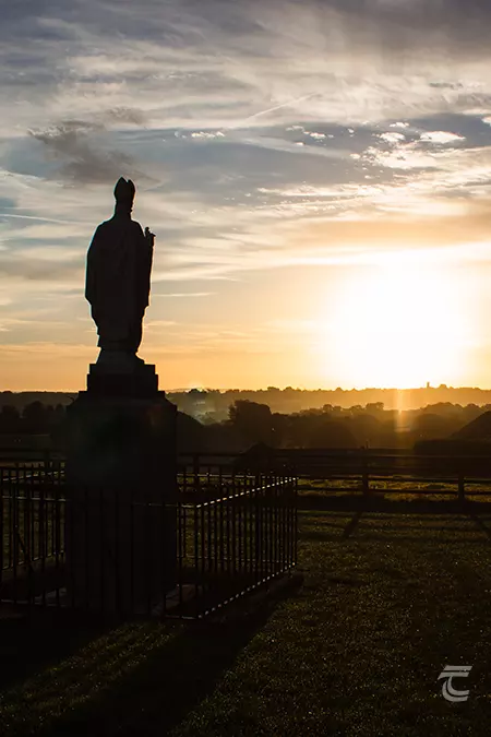 Statue of St Patrick on the Hill of Tara