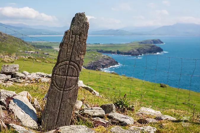 Kildreelig Monastic Site in County Kerry on the Wild Atlantic Way