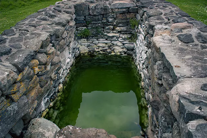 Neolithic House at the Irish National Heritage Park Ferrycarrig