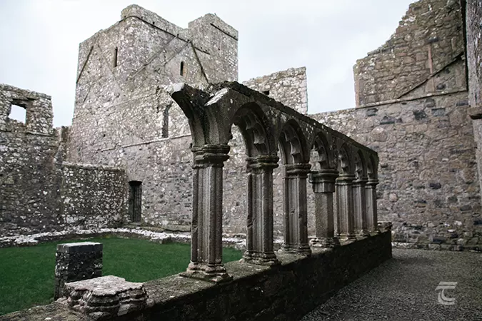 Cloister of Fore Abbey Westmeath