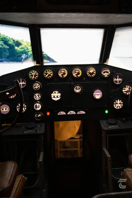 Take the controls of a seaplane in Foynes Flying Boat Museum