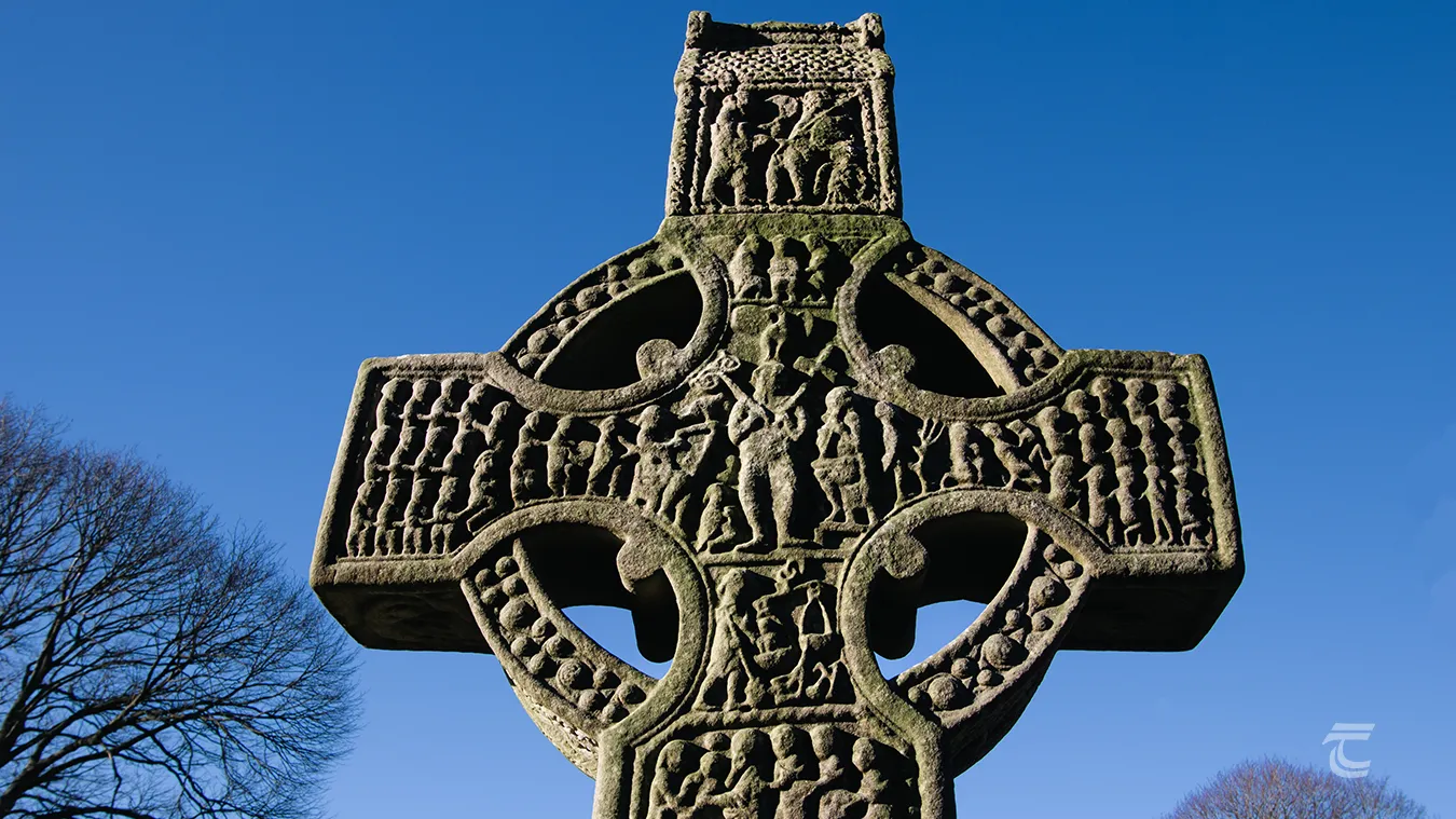 Head of Muiredach's Cross Monasterboice Louth