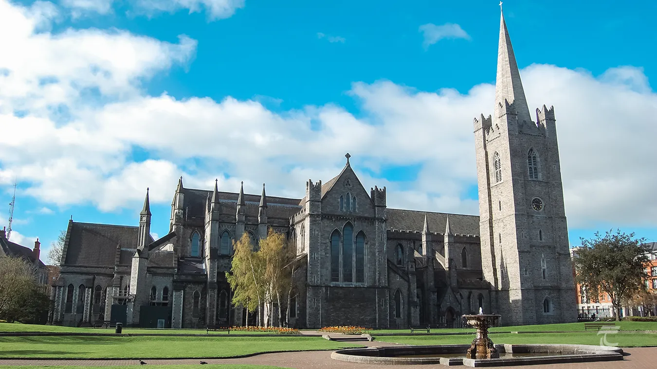 The exterior of St Patrick's Cathedral, Dublin