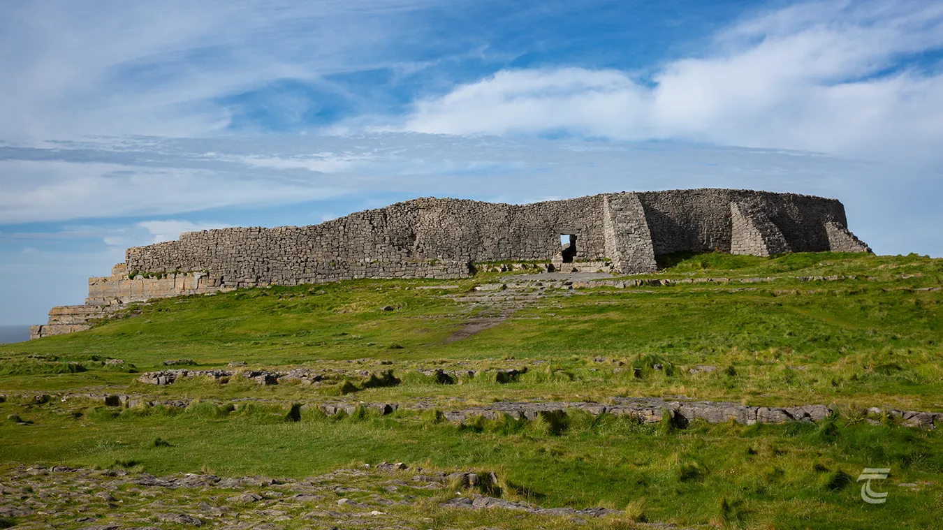The mighty stone walls of the inner enclosure of Dún Aonghasa (Dún Aengus) on Inis Mór the Aran Islands