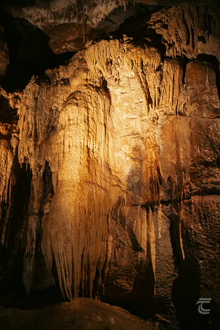 A flow formation within the Marble Arch Caves