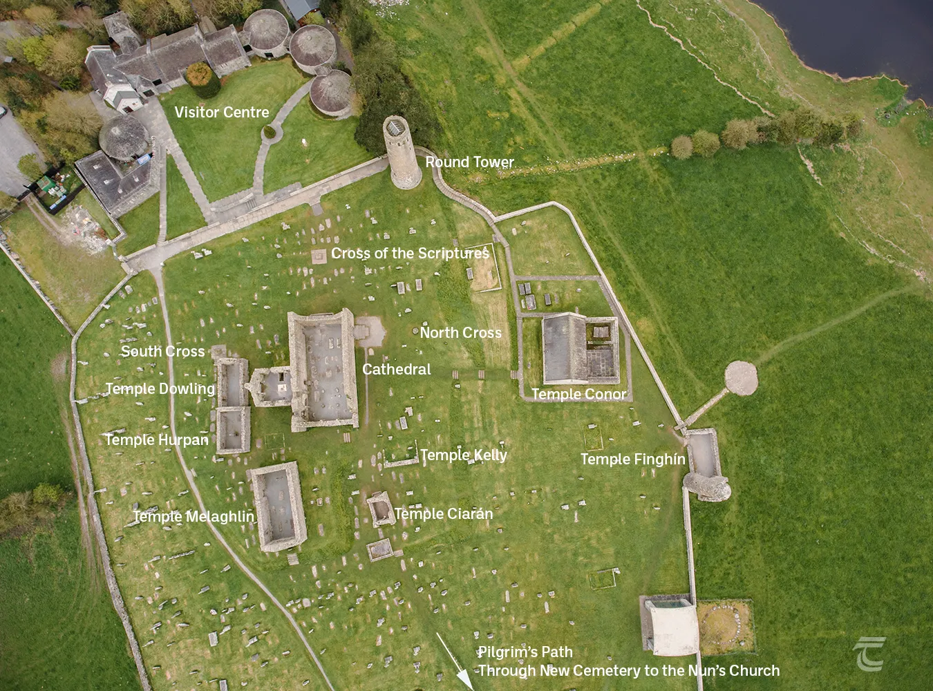 Clonmacnoise Map