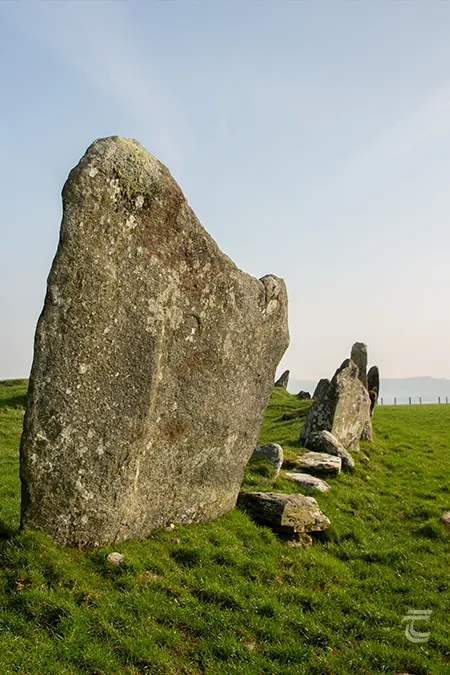 The largest stone in the ring of Beltany Stone Circle Tops Donegal