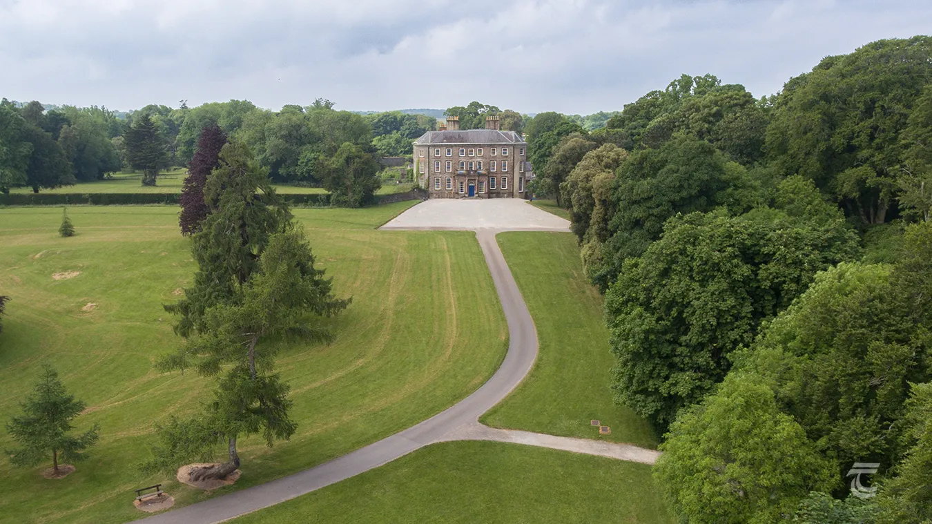 Aerial view of Doneraile Park Cork