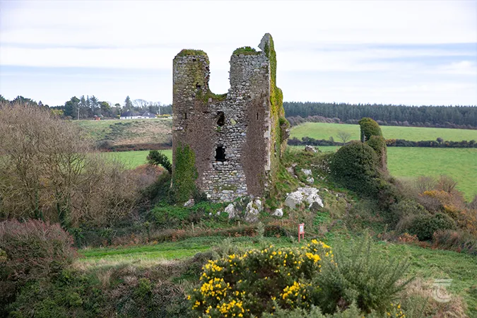 Dunhill Castle in the Anne Valley of County Waterford