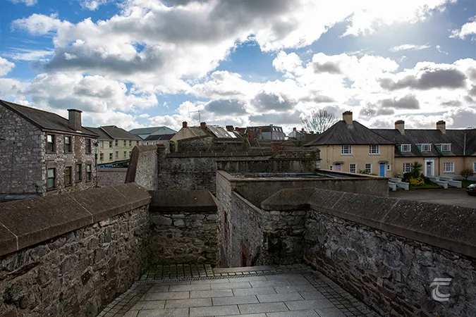 The walls of Elizabeth Fort in Cork City