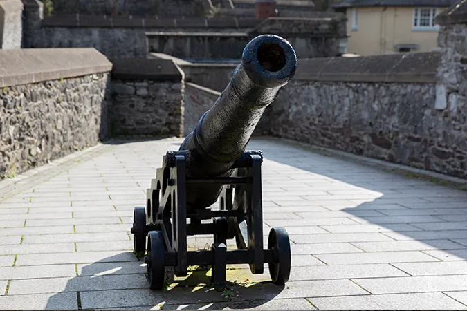 Cannon in Elizabeth Fort Cork City