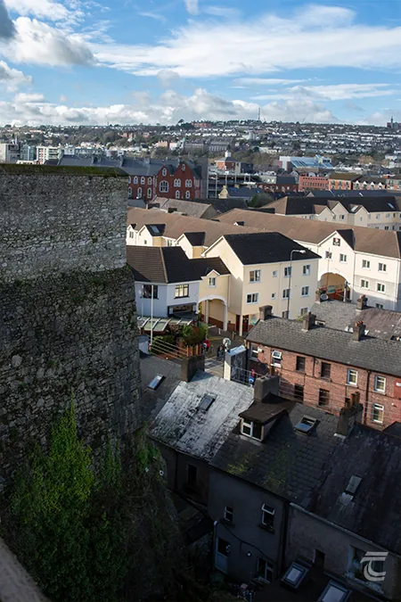The view from Elizabeth Fort Cork City