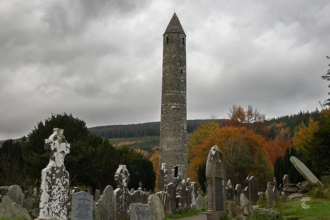 Glendalough Monastery Round Tower