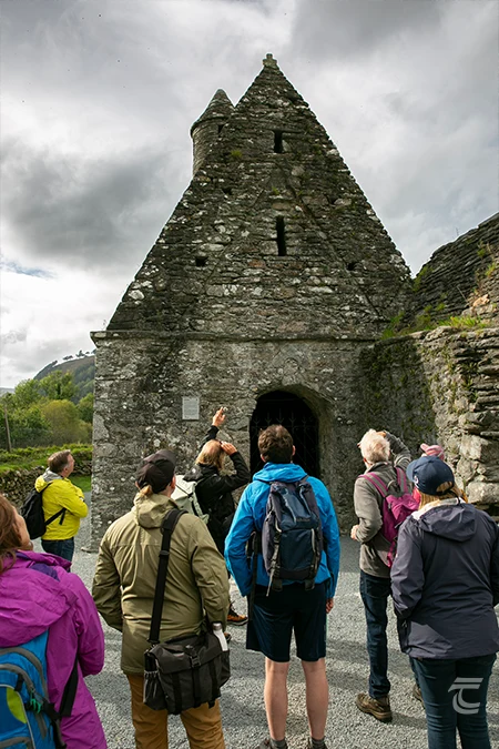Archaeologist Christiaan Corlett leads our Glendalough Tour